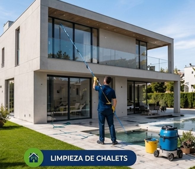Limpieza de chalets